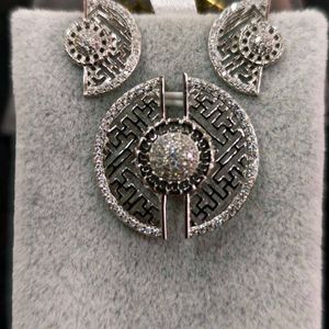 925 Silver Sterling Pendant Earrings