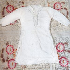 White Kurta Top