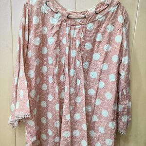 Pretty Pink Printed Top (Women)