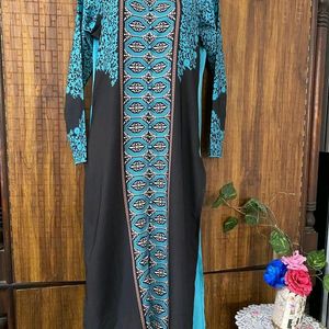 Digital Printed Crepe Kurta