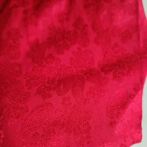 Red Colour Kurta Set With Dupatta