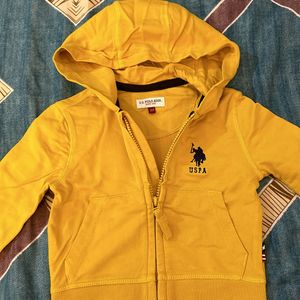 US Polo Yellow Sweatshirt