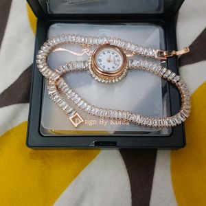 Rose Gold Bracelet Watch