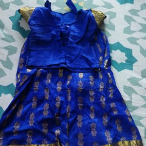 Kanchi Pattu Pavada With Blouse