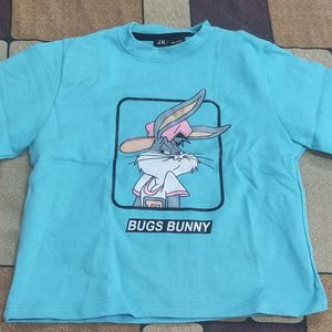 Crop Tshirt ( Bugs Bunny)