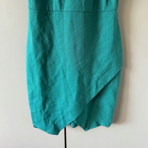 Green Mini Dress - Zara