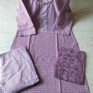 Jaipur Cotton Kurti Set