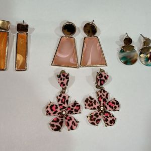 Chic 4 Combo- Stylish Earrings