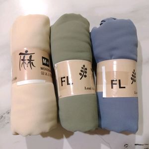 3 Pieces Combo Scarves