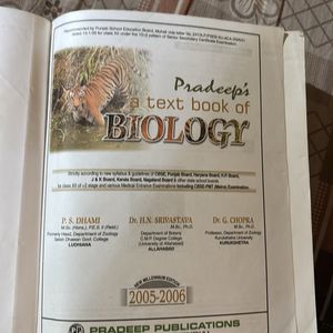 Pradeep’s A Text Book Of Biology,7 th Edition