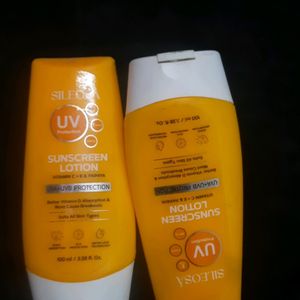 2 pckt suncreen  lotion