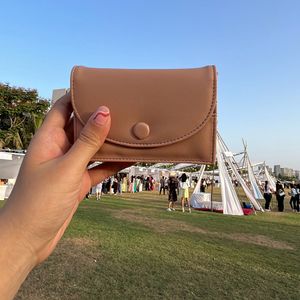 Peach Wallet With Card Slots