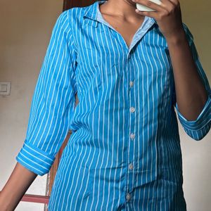 BLUE STRIPPED SHIRT🦋