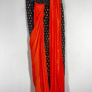 Ready To Wear Saree With Attached Pant