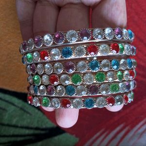 MULTI HEAVY STONE BANGLES