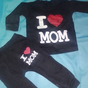 I Love Mom Baby Drees♥️