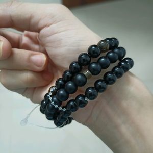 Set Of 3 Semi-precious Bracelet For Men