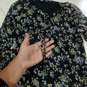 Floral Korean Top