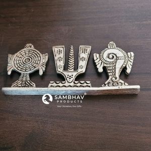 Antique German Silver Shanku Chakra