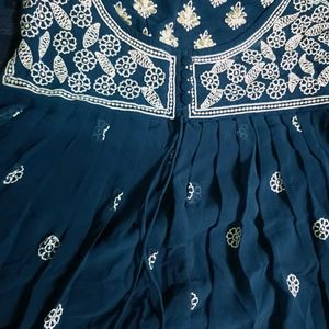 Ethnic Lucknowi Gown