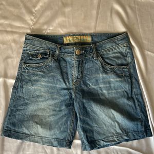 Denim shorts