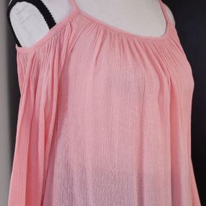 Cold Shoulder Cotton Top