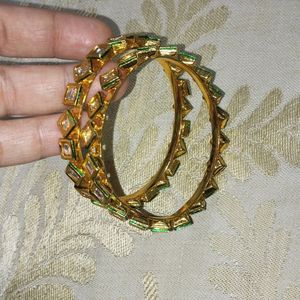 Kundan Jadau Polki Bangles