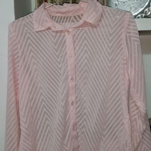 Sheer Pink Shirt