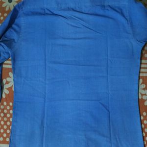 Men Formal Blue Shirt