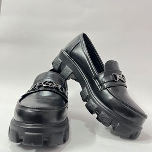 Korean Chunky Black Shoes