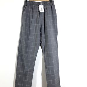 Grey Casual Checked Trouser (Women’s)