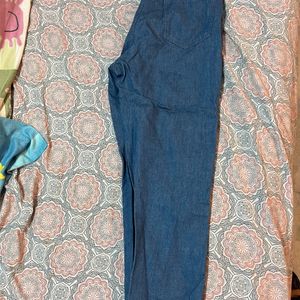 Two Tone Denim Pants