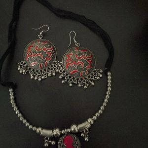 Oxidised Jewellery Set