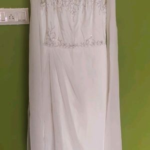 Amazing Off White Long Gown/New With Tag