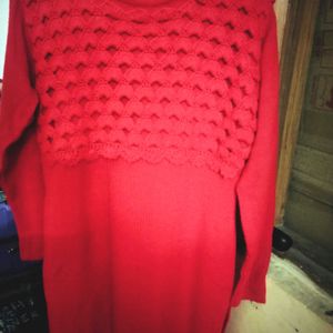 Red ♥️ Woollen Kurta For Sale