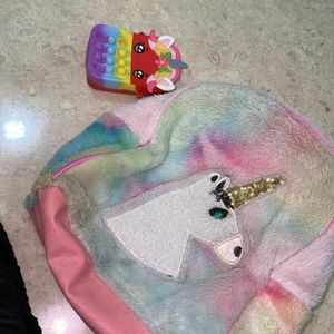 Beautiful Unicorn Bag And Popit Super Combo