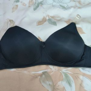 Black Color Padded Bra