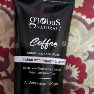 Its a Globus Natural Coffee Face Wash