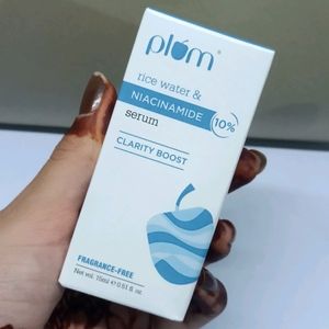 Plum Rice Water & Niacinamide Serum (Sealed)