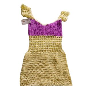 *Sale price* New Crochet Handmade Dress