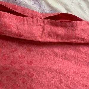 Pink Stitched Kurta