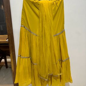 Festive Yellow Garara Set