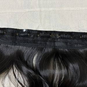 2 Black Curly Extension Hair Extensions