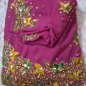 Silk Cotton|Hand Work|Saari