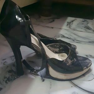 Black And White Pencil Heel