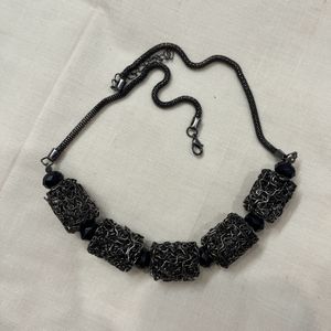 Black Metal Necklace