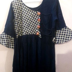 Navy Blue Gotta Patti Dress