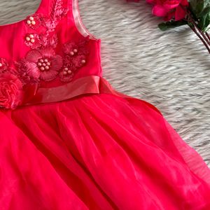 Pink  Girls Frock