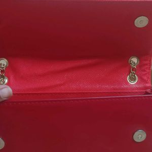 NEW Fancy Red-maroonish Clutch👛