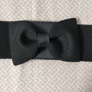 Cute Black Bow Belt